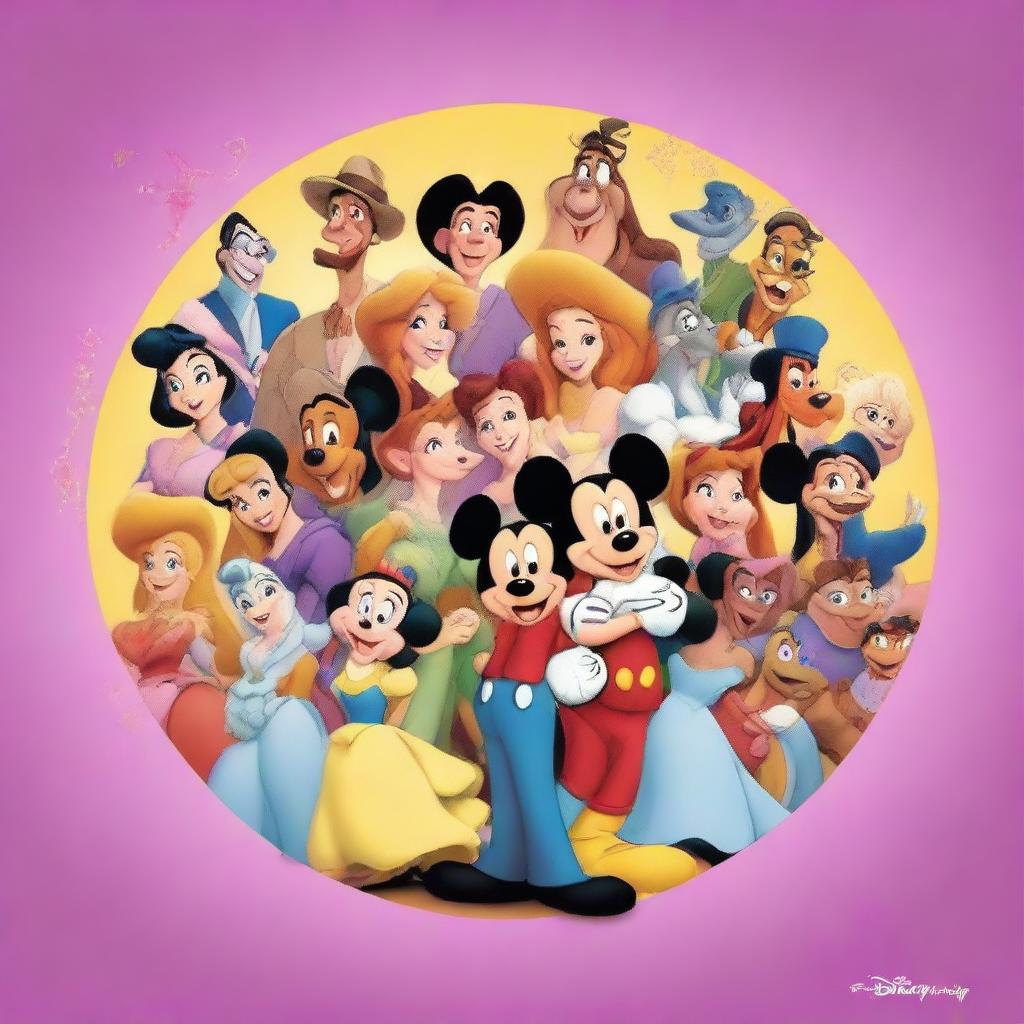 A colourful, high-quality digital art image designed in the style of a Disney movie cover