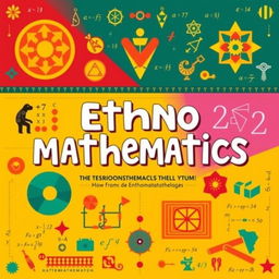 A vibrant and engaging educational poster on ethnomathematics, showcasing the diverse mathematical concepts from various cultures