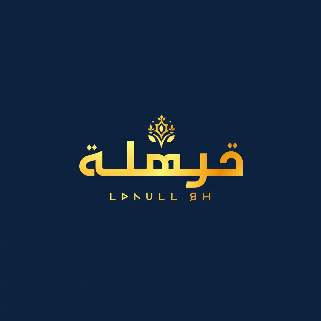 A visually striking logo design for a brand named 'بزورات الأعثر'