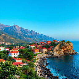 A stunning, picturesque view of Lebanon that highlights its natural beauty and rich cultural heritage