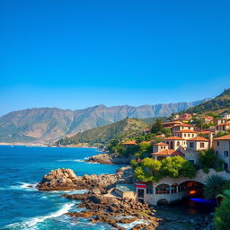 A stunning, picturesque view of Lebanon that highlights its natural beauty and rich cultural heritage