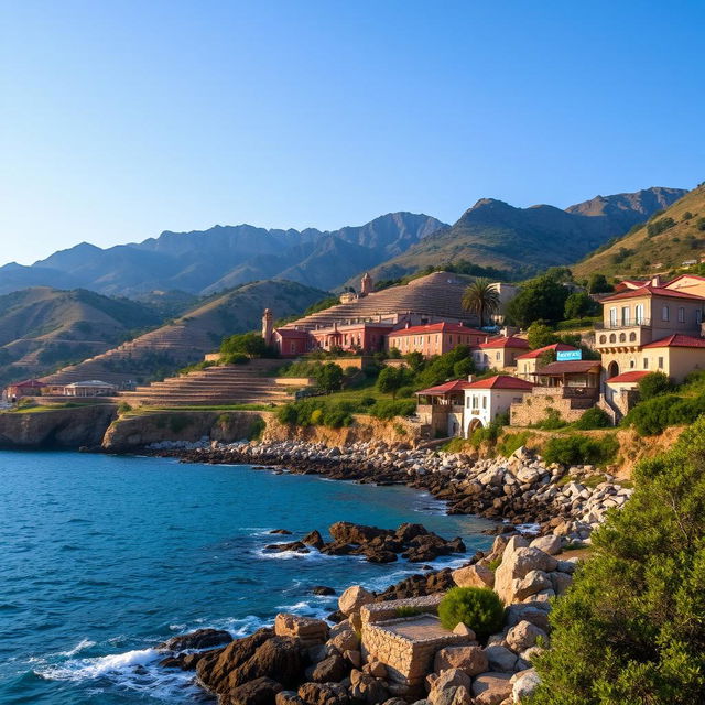 A stunning, picturesque view of Lebanon that highlights its natural beauty and rich cultural heritage