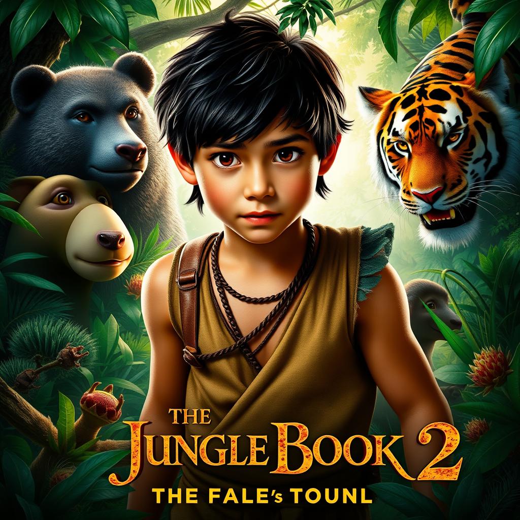 A live-action poster for the movie 'The Jungle Book 2'