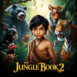 A live-action poster for the movie 'The Jungle Book 2'