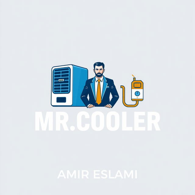 A professional logo design for a company featuring the name 'MR