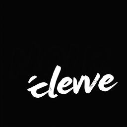 A logo design for the clothing brand 'NOIR Élevé', featuring a modern and edgy streetwear aesthetic