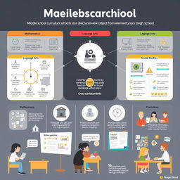 A comprehensive curriculum design for middle school students that aligns and complements the learning objectives from elementary to high school