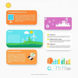 A visually appealing infographic design that features a mix of vibrant colors and clean layouts