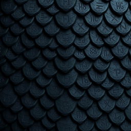 A fantasy art novel cover featuring magnificent black dragon scales as the primary design element