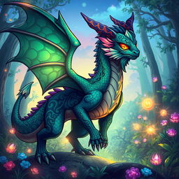 A dynamic and vibrant illustration of a mythical creature inspired by the concept of 'Gunzis'
