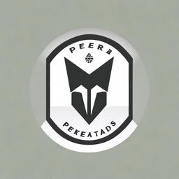 A high-quality, digital art logo for a club named 'PEERKADAS'