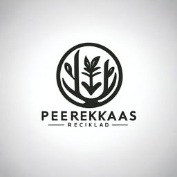 A high-quality, digital art logo for a club named 'PEERKADAS'