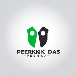 A high-quality, digital art logo for a club named 'PEERKADAS'