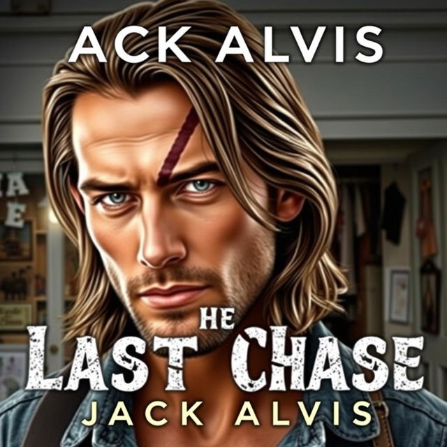 An engaging book cover design for "The Last Chase" by Jack Alvis