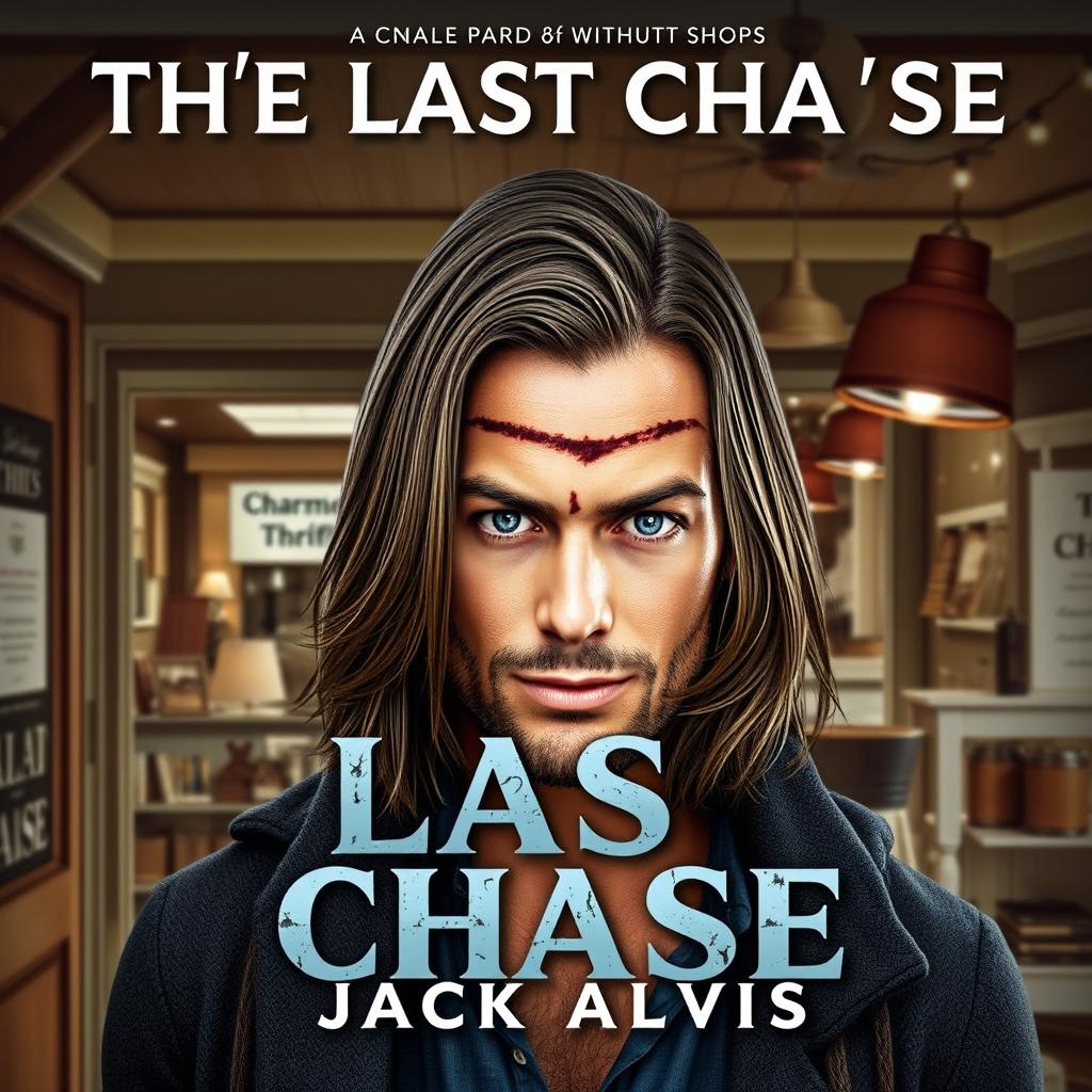 An engaging book cover design for "The Last Chase" by Jack Alvis
