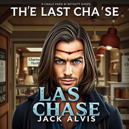 An engaging book cover design for "The Last Chase" by Jack Alvis