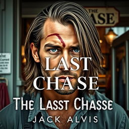 An engaging book cover design for "The Last Chase" by Jack Alvis