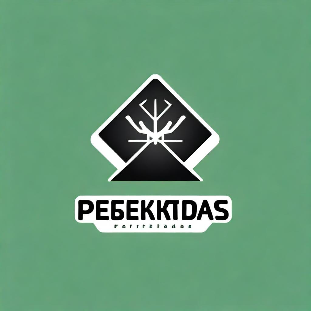 A high-quality digital art logo for a club named 'PEERKADAS'