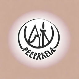 A high-quality digital art logo for a club named 'PEERKADAS'