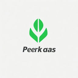 A stylish, high-resolution digital art logo for a club named 'PEERKADAS'