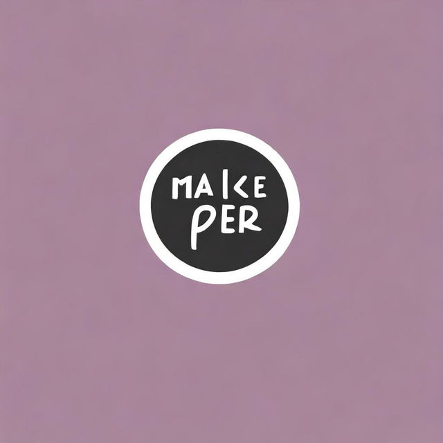 A high-quality, digital art logo for a club called 'MAKE THE PEER LOGO'