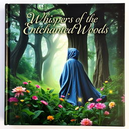 A stunning and captivating book cover featuring a mystical forest scene