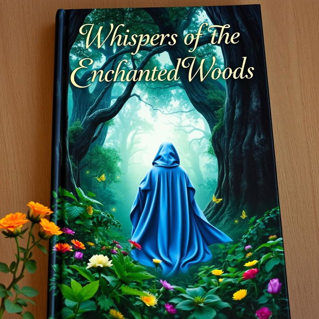 A stunning and captivating book cover featuring a mystical forest scene