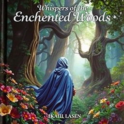 A stunning and captivating book cover featuring a mystical forest scene