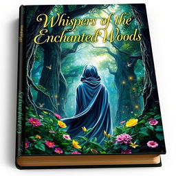 A stunning and captivating book cover featuring a mystical forest scene