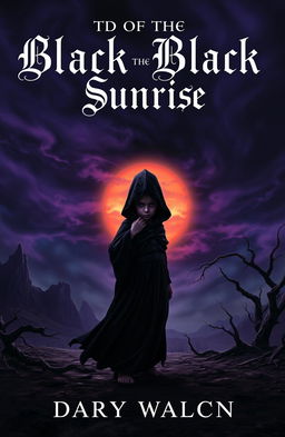 A dark fantasy book cover titled 'Child of the Black Sunrise'