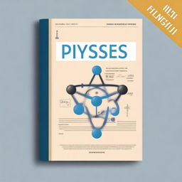 A high-quality digital art representing a textbook cover for IGCSE Physics