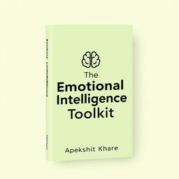 A fresh and inviting cover design for the self-help book 'The Emotional Intelligence Toolkit' by Apekshit Khare, focusing on the theme of managing emotions better