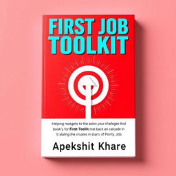 A dynamic and engaging cover design for the self-help book 'The First Job Toolkit' by Apekshit Khare, aimed at helping readers navigate the challenges of starting their first job