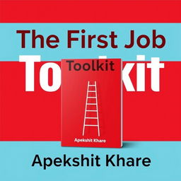 A dynamic and engaging cover design for the self-help book 'The First Job Toolkit' by Apekshit Khare, which provides guidance on navigating the challenges of starting a first job