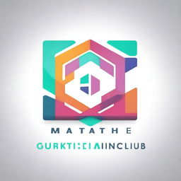 A digital art image of a logo for a Math Technology Club