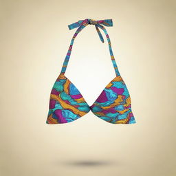 A high-resolution digital art image featuring a stylish bikini