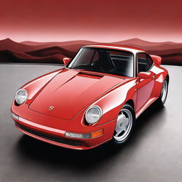 An image showcasing a Porsche 959 in pristine condition