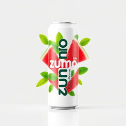 A white can design featuring the "zumo Sportive" brand name printed vertically in a stylish, bold font