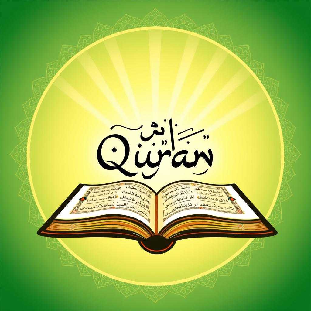 A logo design for a YouTube channel focused on the Quran