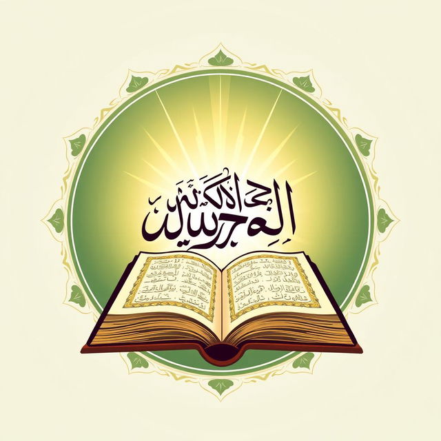 A logo design for a YouTube channel focused on the Quran