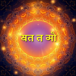 A book cover design featuring the title 'सनातन महात्म्य प्रभा' prominently displayed in an elegant and mystical font