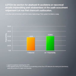 A detailed bar graph illustrating the statistics of accident reduction after the implementation of the LOTO (Lockout/Tagout) system in chemical industries