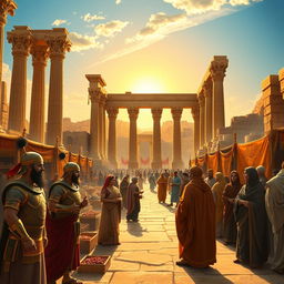 The Achaemenid Empire of ancient Iran, showcasing its grandeur and sophistication