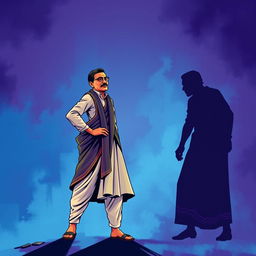 A powerful illustration depicting Dr