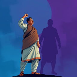 A powerful illustration depicting Dr