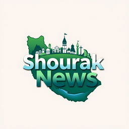 A professional profile picture for an Iranian news channel called 'Shourak News'