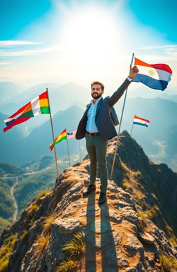 An inspiring and motivational image depicting the journey of M Sobur, a successful global entrepreneur