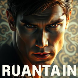 A photorealistic image featuring a highly detailed face, showcasing epic cinematic lighting that enhances the sharp features and contours