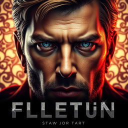 A photorealistic image featuring a highly detailed face, showcasing epic cinematic lighting that enhances the sharp features and contours
