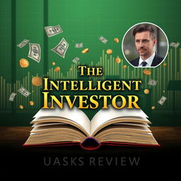 A captivating thumbnail for a YouTube book review channel featuring a bold, modern graphic of an open book centered in the design